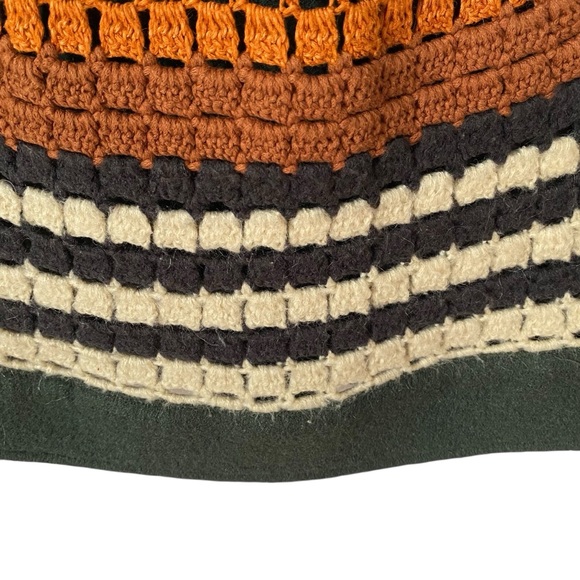 Elevenses Anthropologie Dark Green Salt Creek Vest Crochet Back Granny size XS - Picture 5 of 8